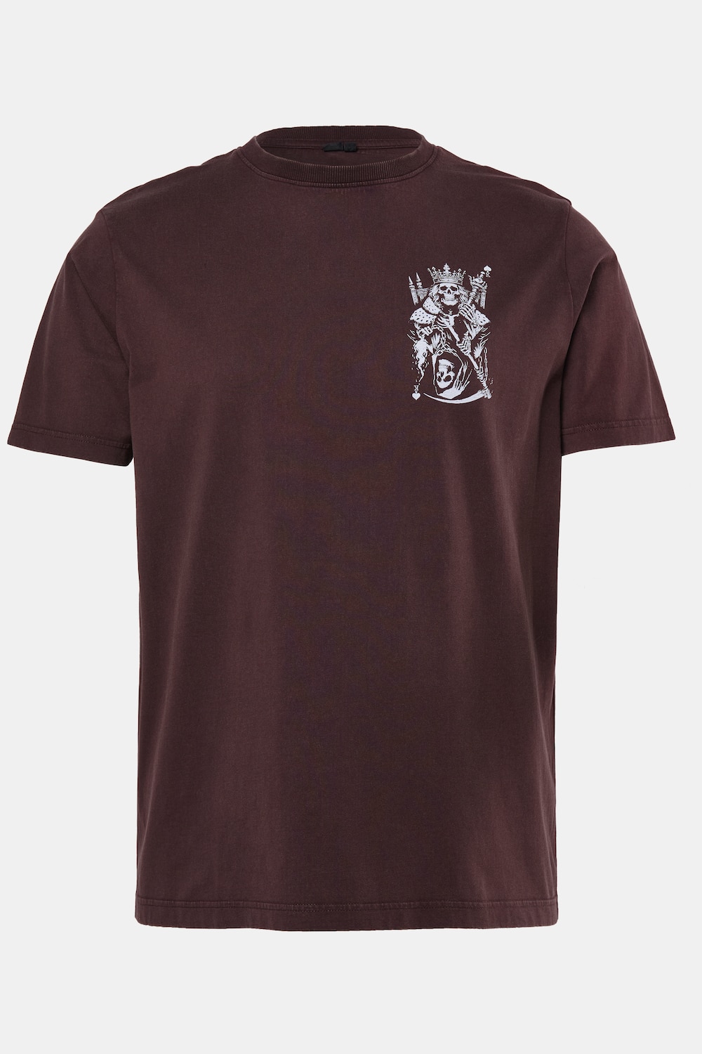 T-Shirt, Halbarm, Vintage Look, Brustprint, bis 8 XL