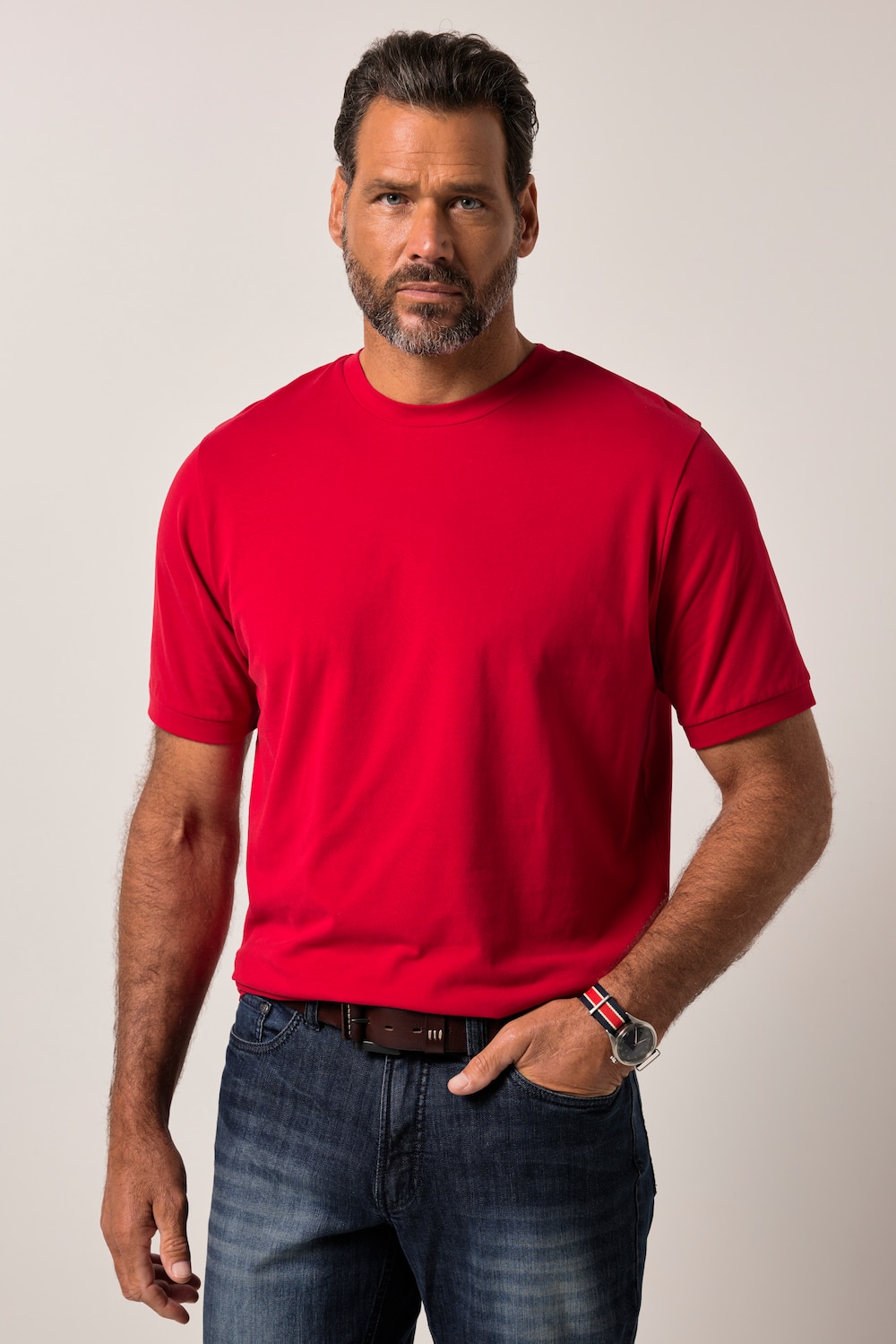 JP1880 T-shirt FLEXNAMIC®, korte mouwen, tot 8XL
