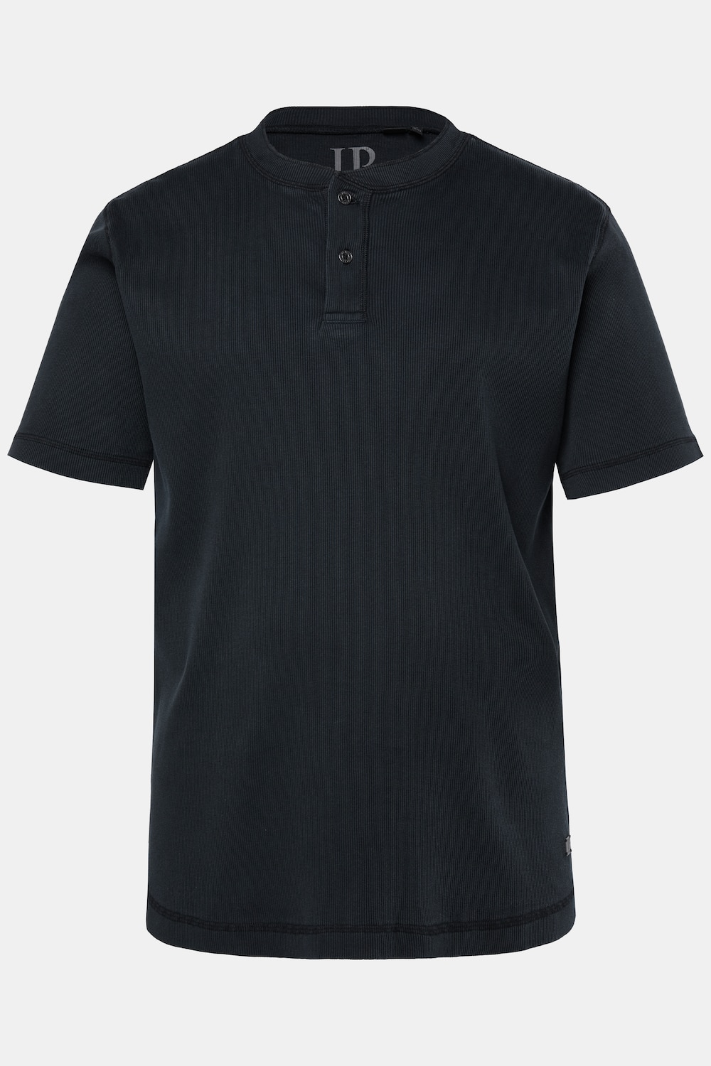 Henley JP 1880 en jersey cÃ´telÃ©. Manches courtes et finition FLEXNAMICÂ®. Style vintage - jusqu'au 8 XL