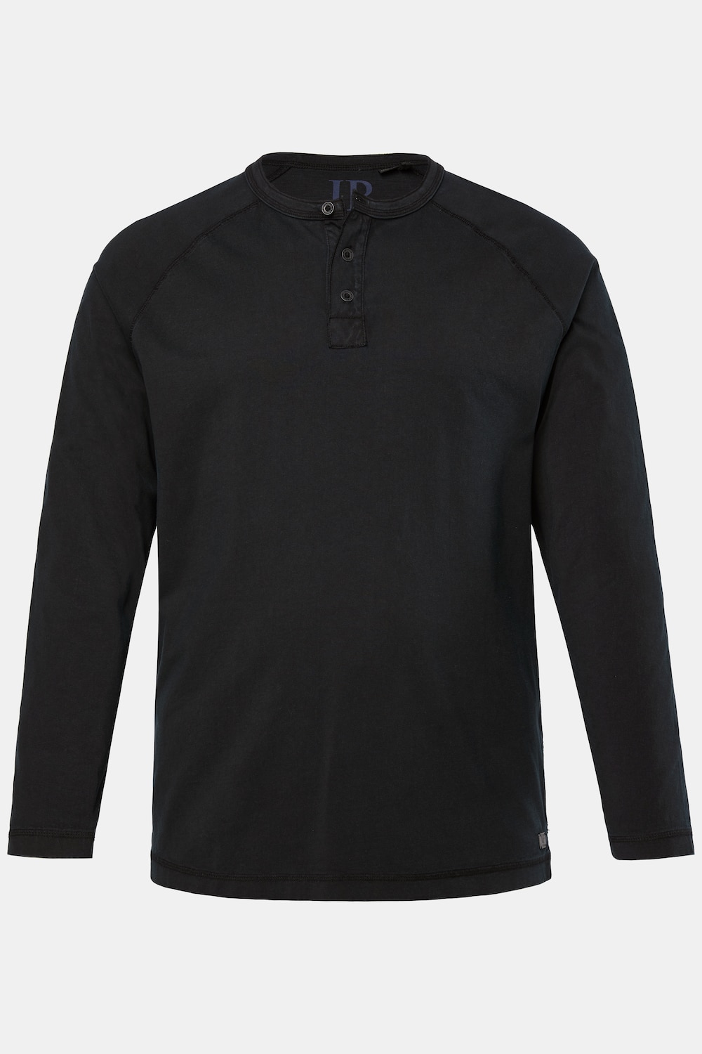 JP1880 Henley, Langarm, Vintage Look, bis 8 XL