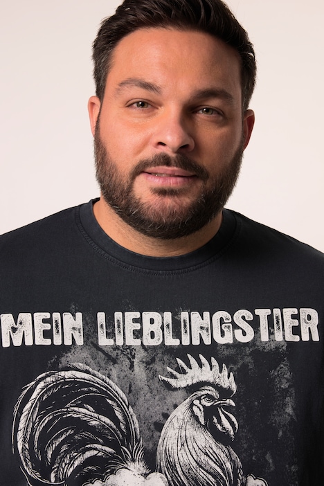 Men+ T-Shirt, Tracht, Halbarm, Print, Vintage, bis 8 XL