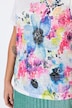 T-shirt, comfort fit, bloemenmotief, glittersteentjes