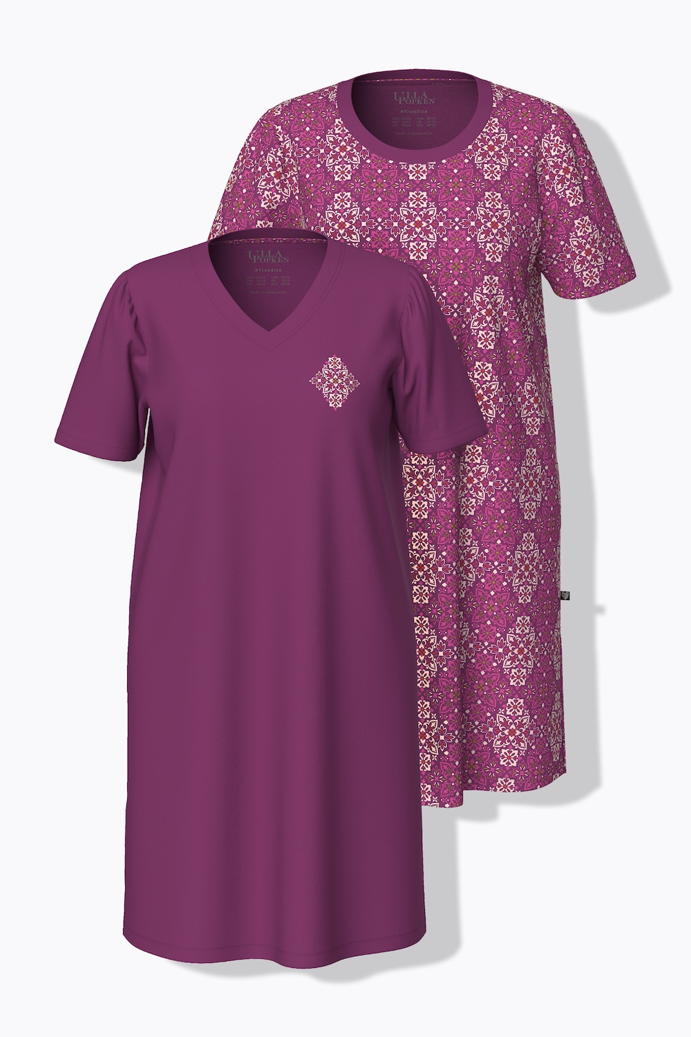 Große Größen Bigshirts, Damen, rot, Größe: 46/48, Baumwolle, Ulla Popken