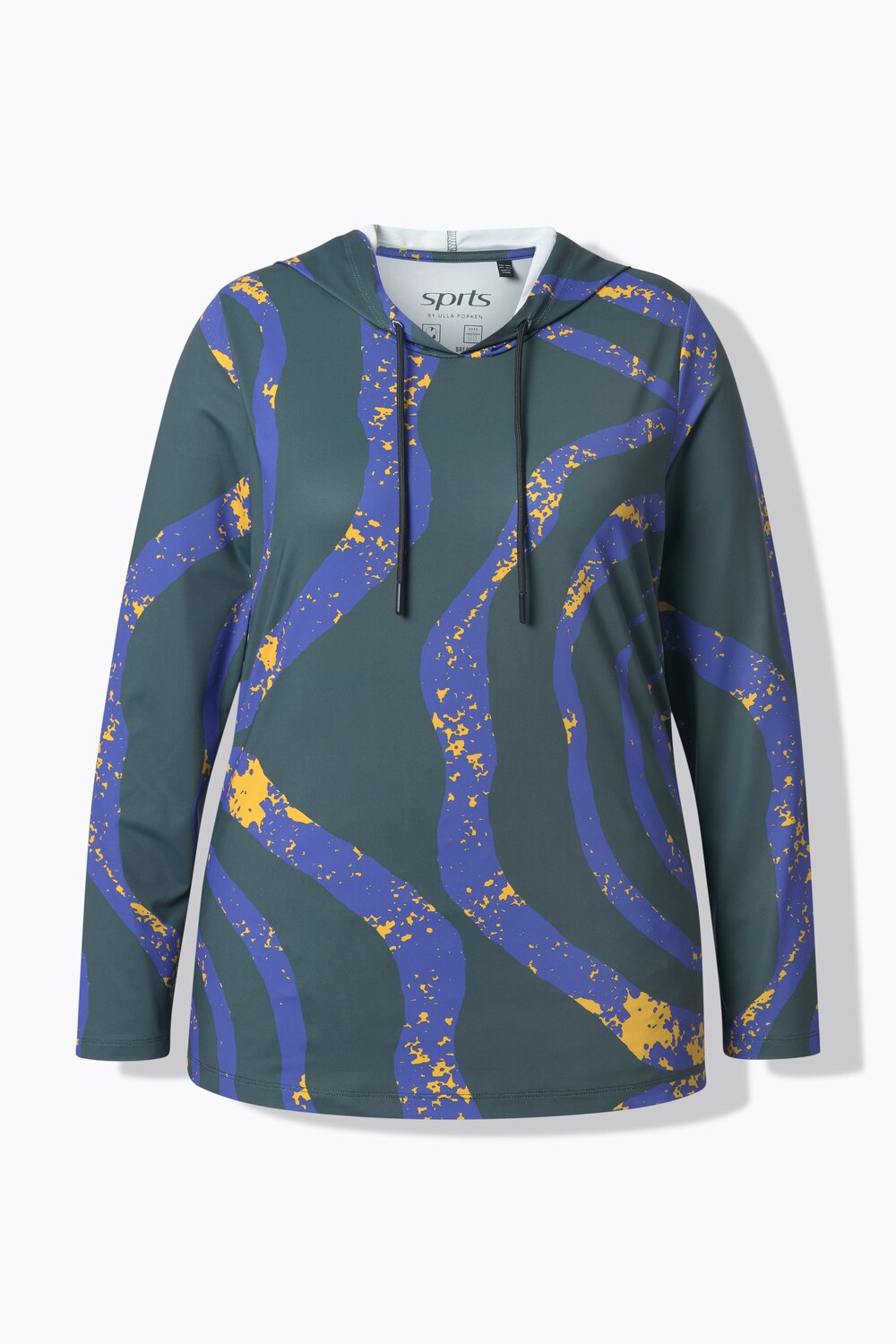 Stora storlekar Funktionstopp, Dam, brun, storlek: 62/64, Polyester/Elastan, Ulla Popken