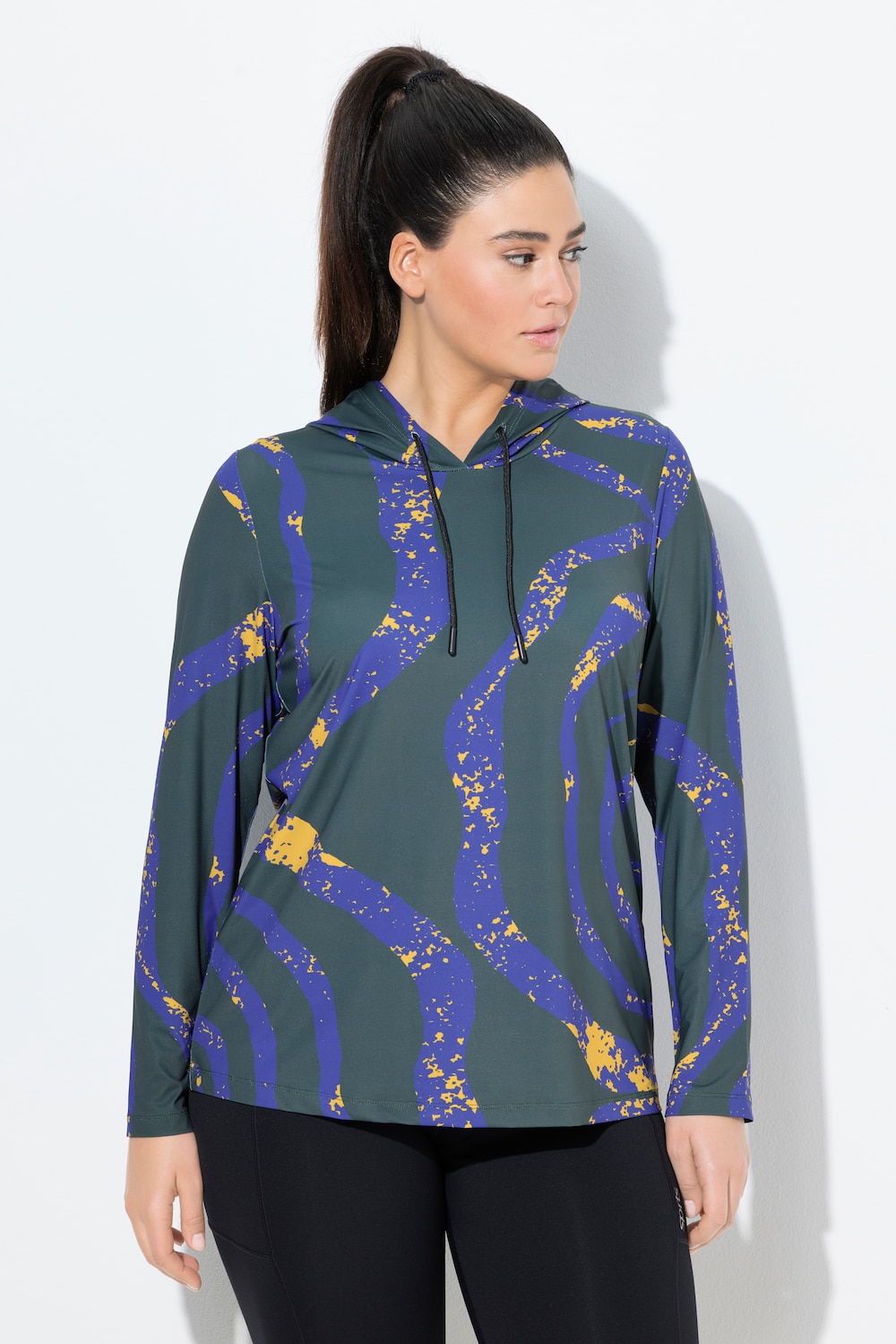 Große Größen Funktionsshirt, Damen, braun, Größe: 62/64, Polyester/Elasthan, Ulla Popken