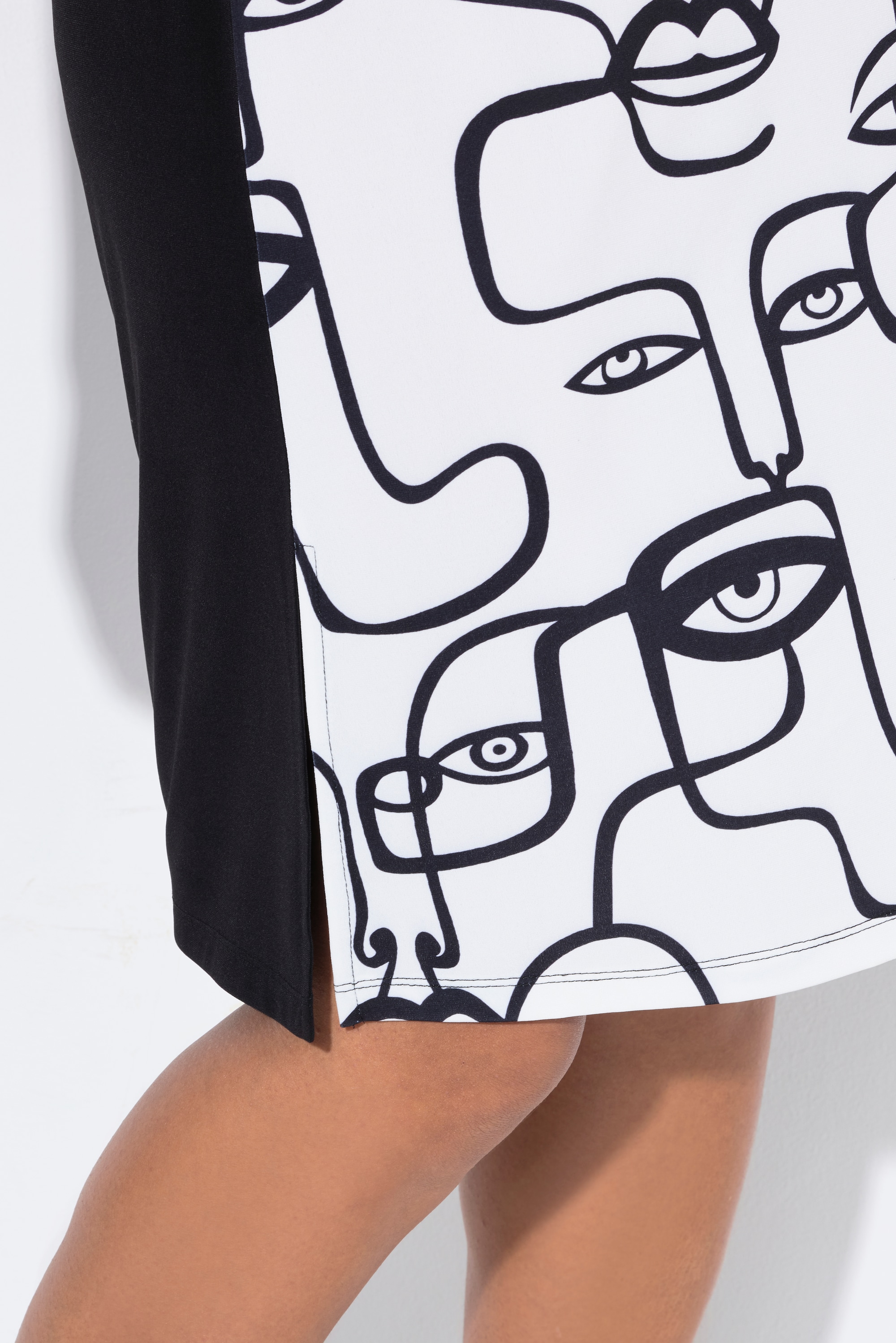 MIAMODA Damen große Größen Jerseykleid bequeme Passform