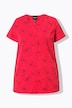 T-shirt, sløjfer, A-form, tunika-udskæring, korte ærmer