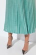 Pleated skirt, straight fit, glitter effect