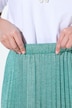 Pleated skirt, straight fit, glitter effect
