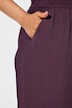 Culottes, hamret, brede ben, elastisk linning