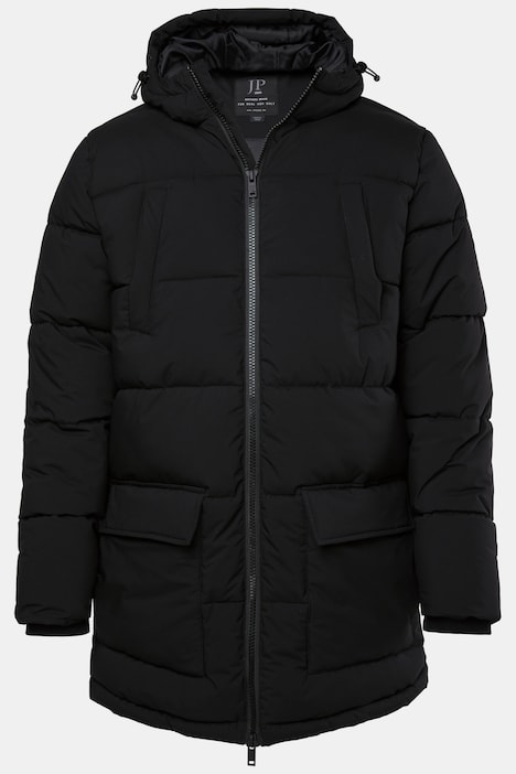 JP 1880 parka, capuchon, doorgestikte voering, veel zakken, tot 7XL
