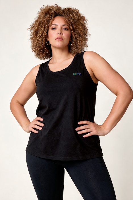 Funktions-Top, integriertes Bustier, Rundhals, ärmellos