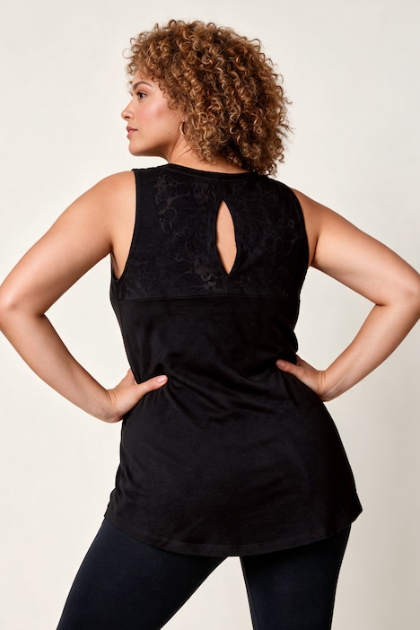 Funktions-Top, integriertes Bustier, Rundhals, ärmellos