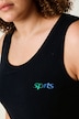 Funktions-Top, integriertes Bustier, Rundhals, ärmellos