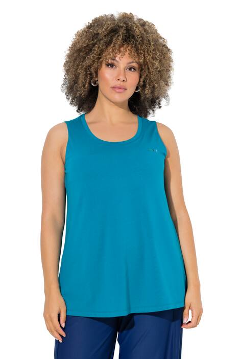 Funkční top, integrovaný bustier, kulatý výstřih, bez rukávů