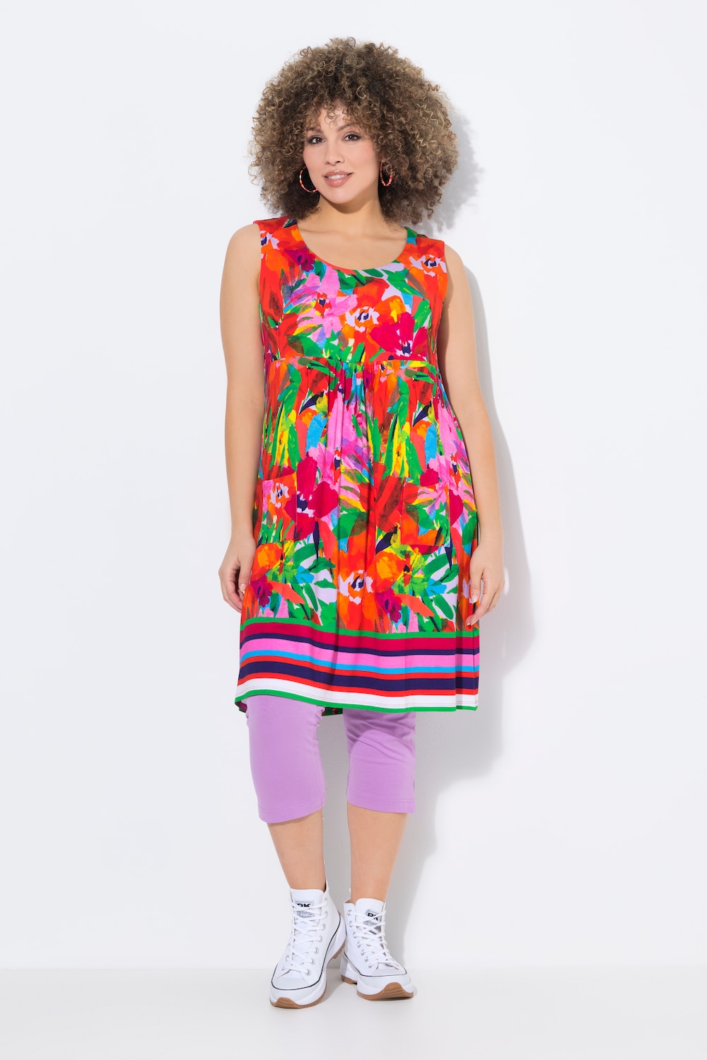 Thumbnail - Große Größen Jerseykleid, Damen, rosa, Größe: 50/52, Viskose, Ulla Popken