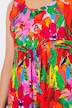 Vestido de jersey, estampado, forma en A, cuello redondo, sin mangas