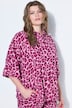 Musselin-Bluse, oversized, Color-Leo