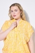 Skjortebluse, oversized med wave-print