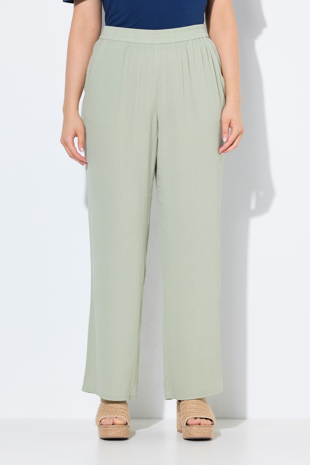 Große Größen Hose Rose, Damen, türkis, Größe: 62/64, Viskose, Ulla Popken