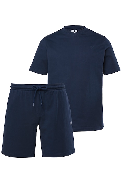 Pyžamo, dvojdílné, krátké, Basic, do 8XL