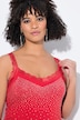 Sleeveless lacy slim fit glittering rhinestone top
