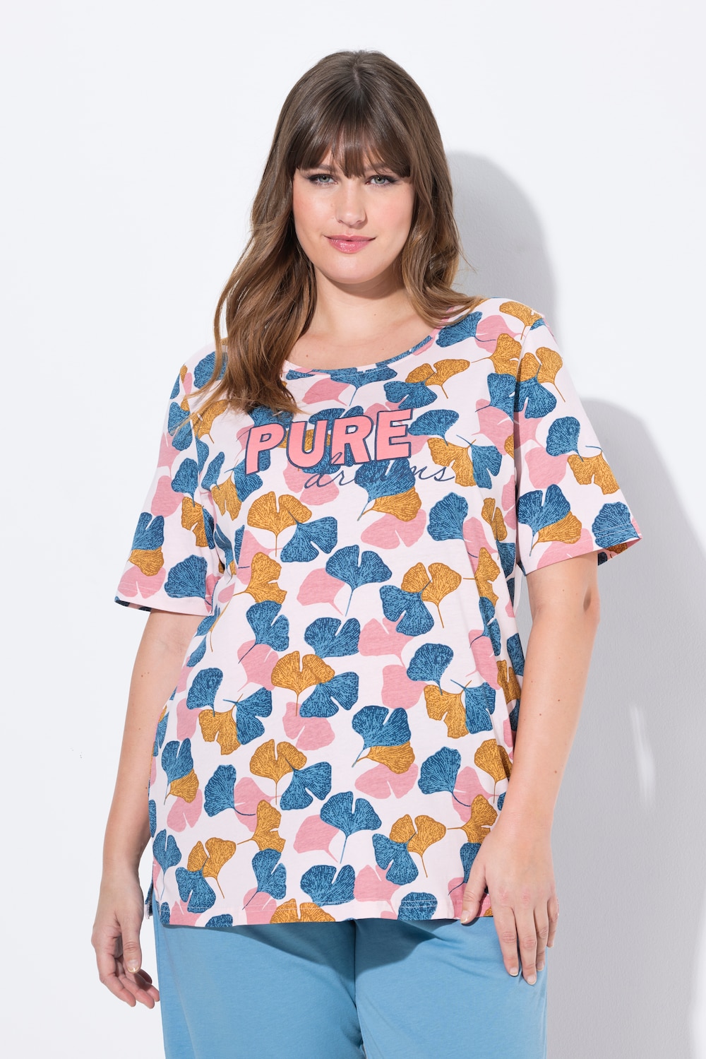 Große Größen Pyjamashirt, Damen, rosa, Größe: 58/60, Baumwolle, Ulla Popken