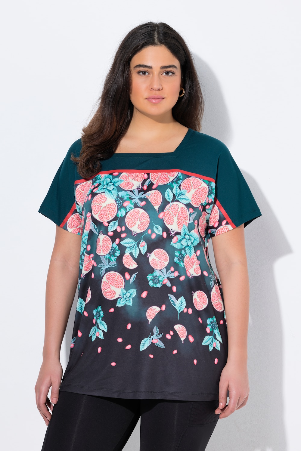 Große Größen Funktionsshirt, Damen, schwarz, Größe: 42/44, Ulla Popken