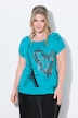 T-shirt, comfort fit, Parijs/hartprint, elastische zoom