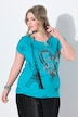 T-shirt, comfort fit, Parijs/hartprint, elastische zoom