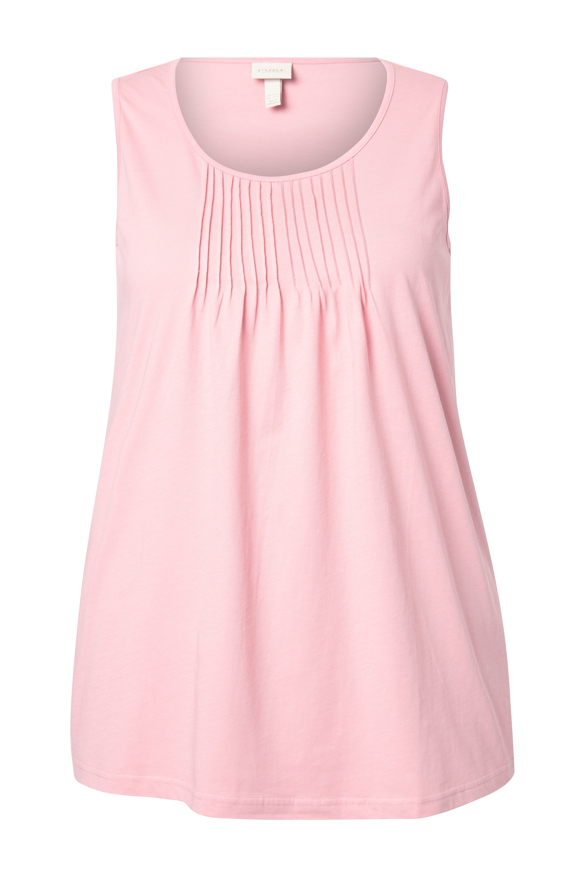 Ulla Popken Damen große Größen Pyjama Top Biesen Rundhals ärmellos