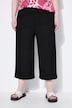 Culotte, Wide Legs, Jersey mit Struktur