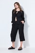 Culotte, Wide Legs, Jersey mit Struktur
