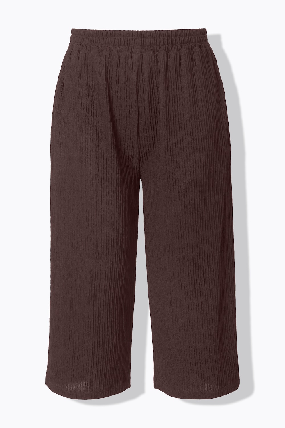 Stora storlekar Culottebyxa, Dam, brun, storlek: 42/44, Polyester, Studio Untold