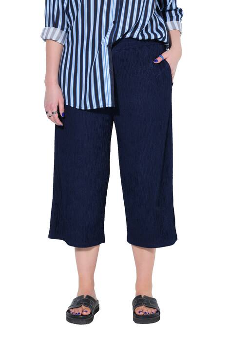 Široké kalhoty, široké nohavice, žerzej se strukturou