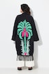Kimono, musselin, palme-print