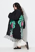 Kimono, musselin, palme-print