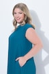 Plissee-Kleid, Plissee-Mix, ärmellos