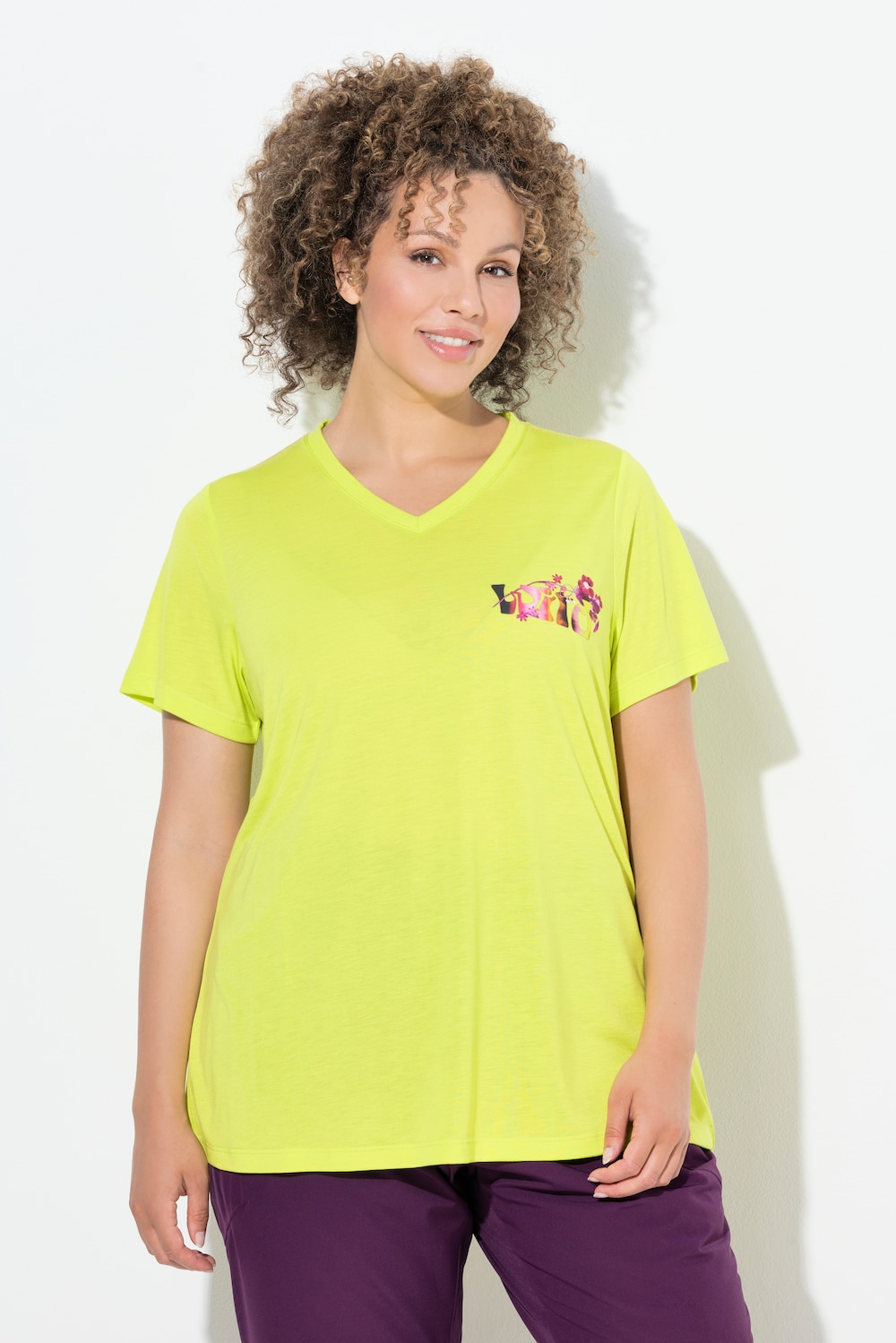 Große Größen Funktions-Shirt, Damen, grün, Größe: 46/48, Polyester/Viskose, Ulla Popken