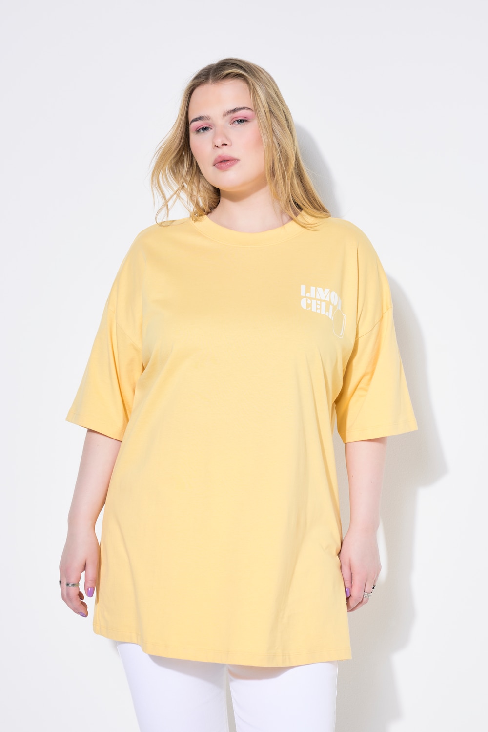 Große Größen T-Shirt, Damen, gelb, Größe: 46/48, Baumwolle, Studio Untold