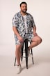 Men+ viscose bermuda, all-over print, regular fit, tot 8XL