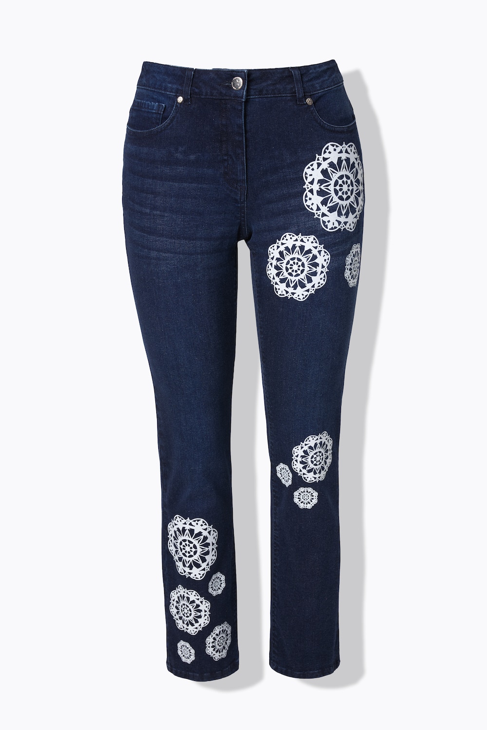 Stora storlekar Jeans Paula, Dam, blå, storlek: 52, Bomull, Angel of Style