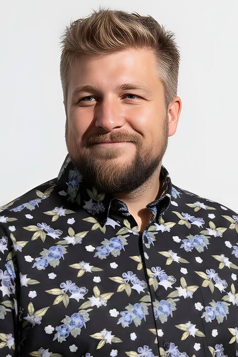 Boston Park Piqué-Hemd, Halbarm, Alloverprint, Buttondown-Kragen, Modern Fit, bis 8 XL