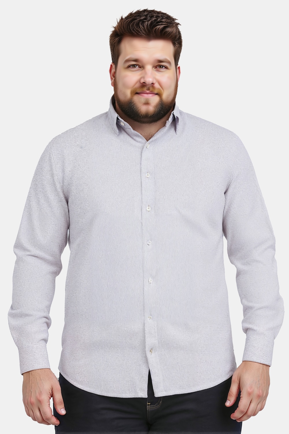 Boston Park Hemd, Langarm, Minimalprint, Kentkragen, Comfort Fit, bis 8 XL