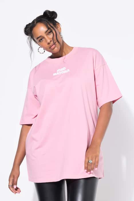 T-shirt oversize, message 3D