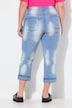 Vaqueros 7/8 Amy, Straight Fit, parches de camuflaje