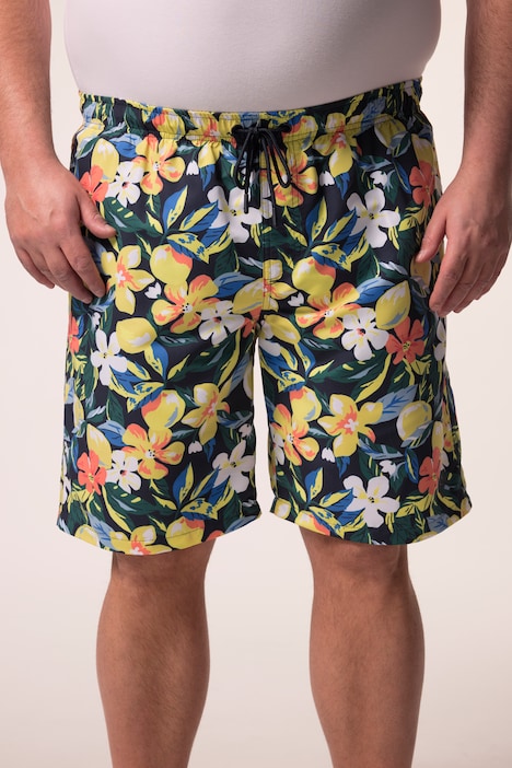 Short de bain Men+ imprimé all-over, taille élastique et coupe ventre confort - jusqu'à 8 XL