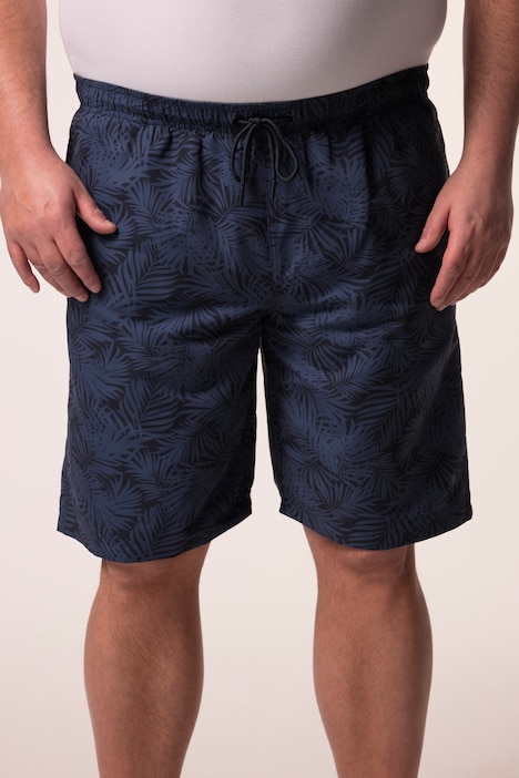 Men+ Badeshorts, Bauchfit, Alloverprint, Elastikbund, bis 8 XL