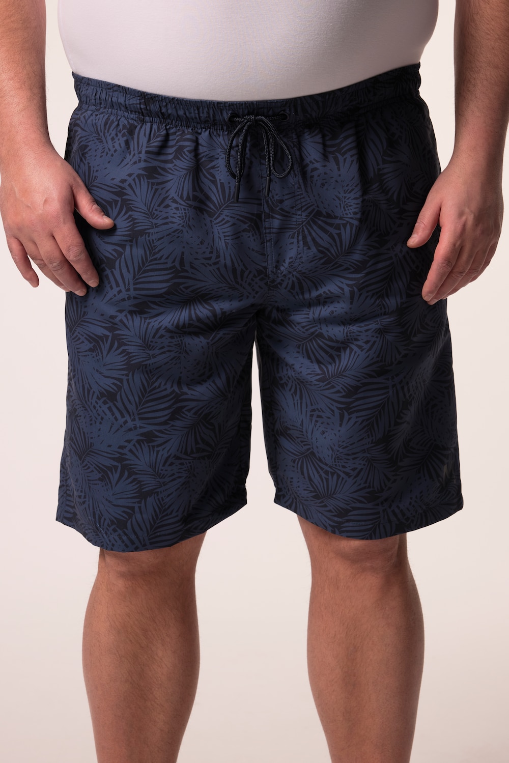 Men+ Badeshorts, Bauchfit, Alloverprint, Elastikbund, bis 8 XL