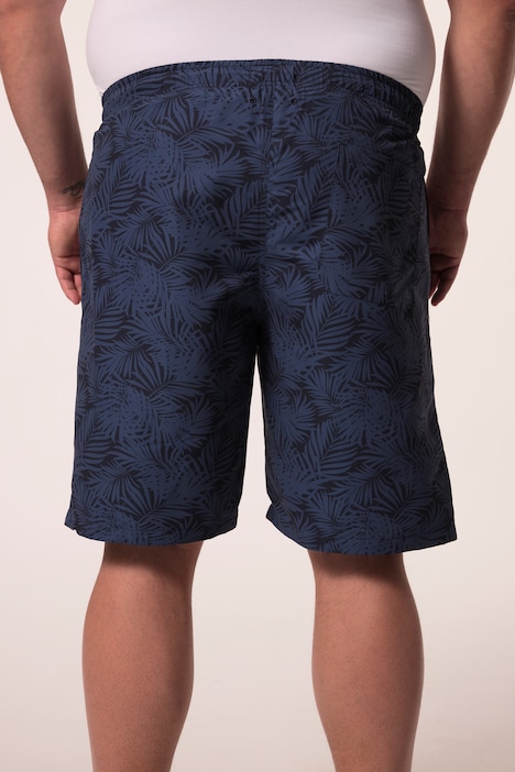 Men+ Badeshorts, Bauchfit, Alloverprint, Elastikbund, bis 8 XL